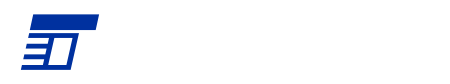 Blue and white Tufnol logo with stylized E T design on the left.